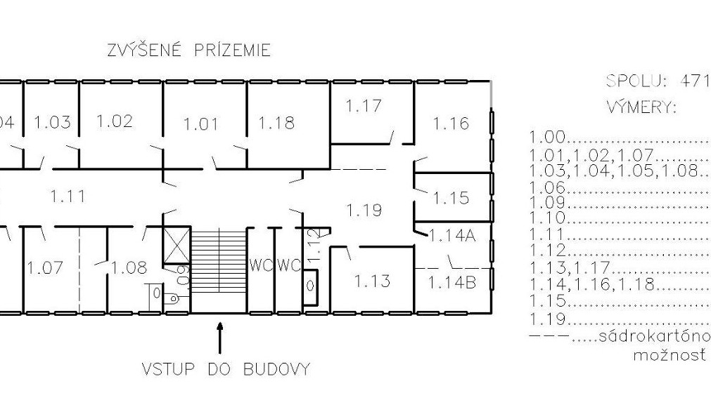 BYTOČ RK - Prenájom kanc. priestorov Trnavská cesta - Bratislava