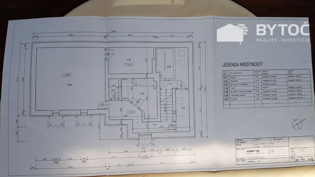 BYTOČ RK - Predaj priestranného domu s bazénom a miestnosťou na fitness na Mostnej ul. v BA-Vrakuňa