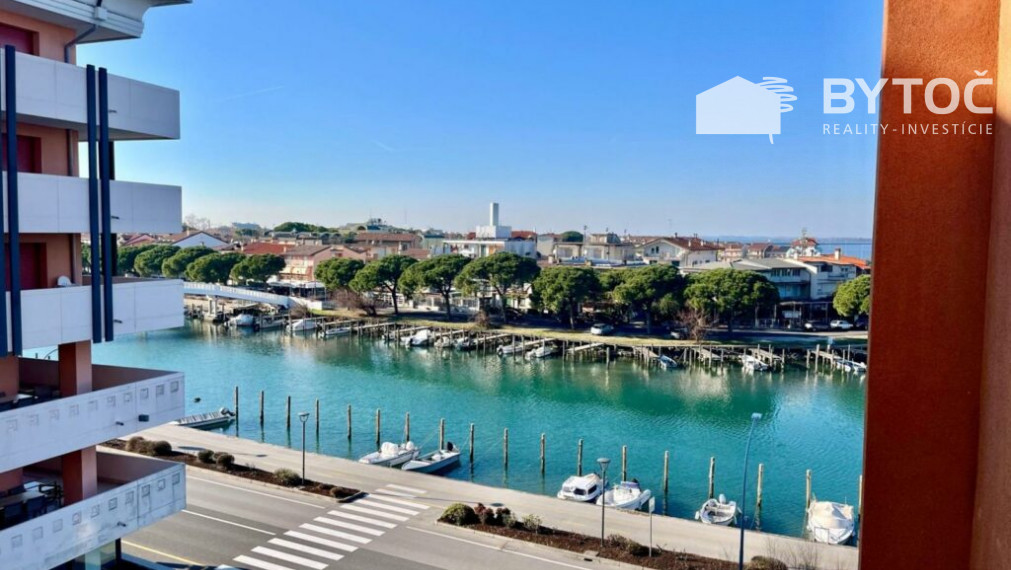 BYTOČ RK - 2-izb. byt s 2x terasou s výhľadom na lagúnu v Taliansku na ostrove Grado - Centrum