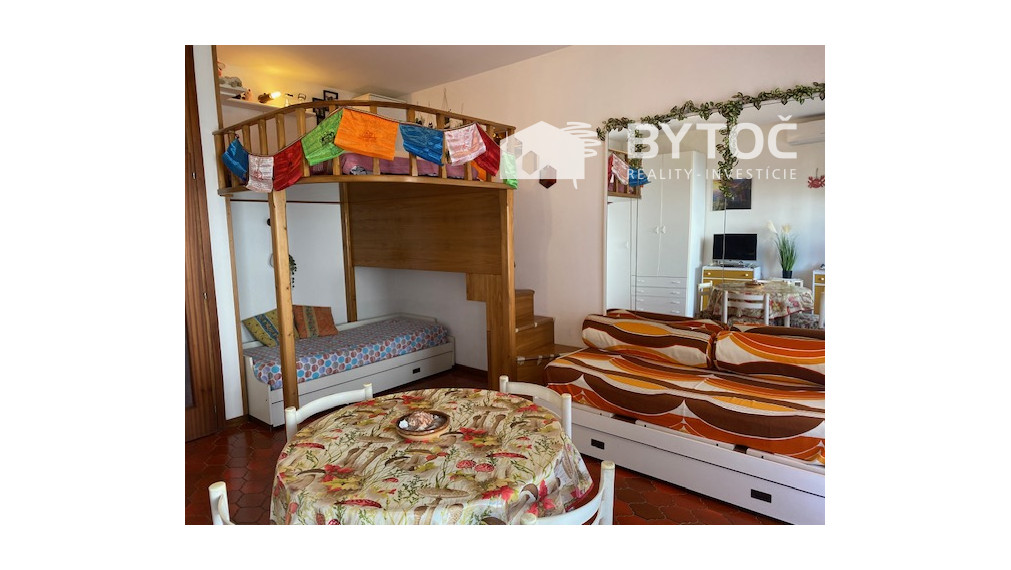 BYTOČ RK - 1-izb. štúdio s terasou a parkovaním v Taliansku na ostrove Grado - Pineta