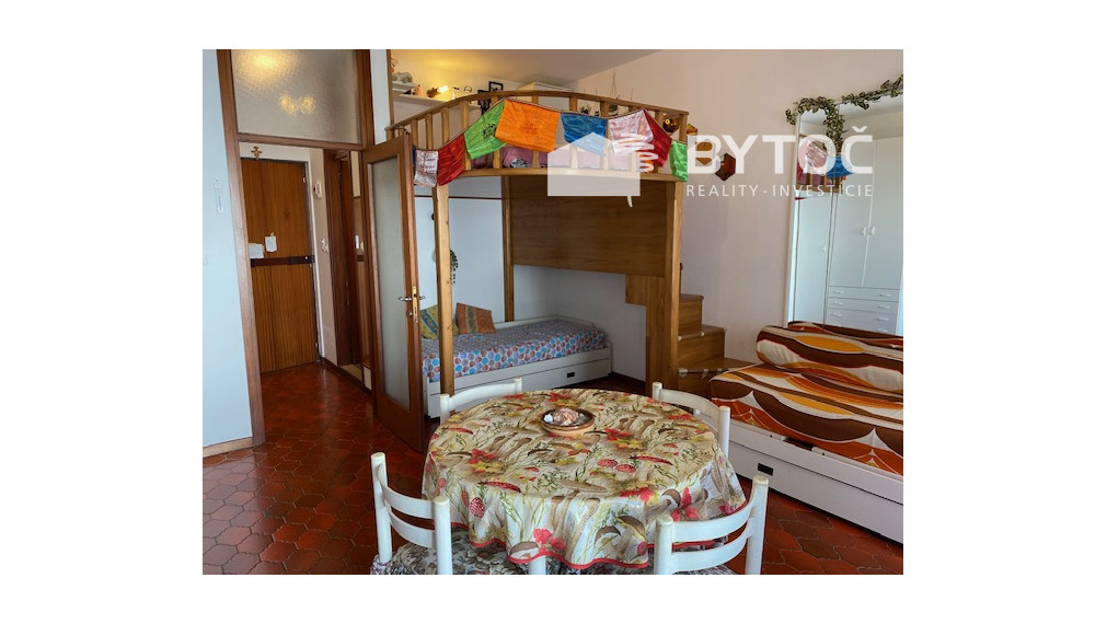 BYTOČ RK - 1-izb. štúdio s terasou a parkovaním v Taliansku na ostrove Grado - Pineta