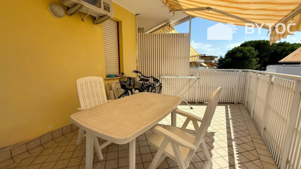 BYTOČ RK - zrekonštruovaný 2-izb. apartmán s terasou a parkovaním v Taliansku - Bibione