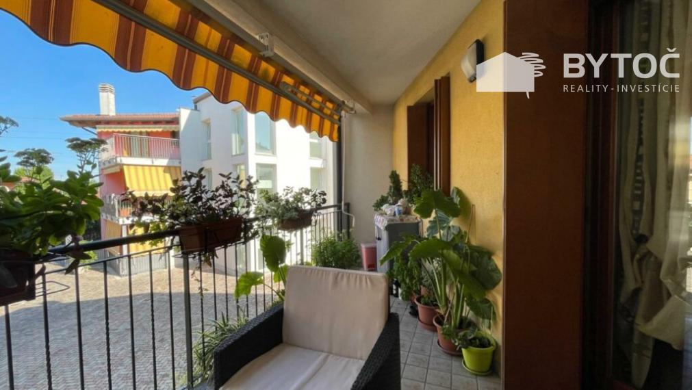 BYTOČ RK -  veľký 3-izb byt 96m2 s 2x terasou a parkovaním v Taliansku neďaleko pobrežia - Latisana