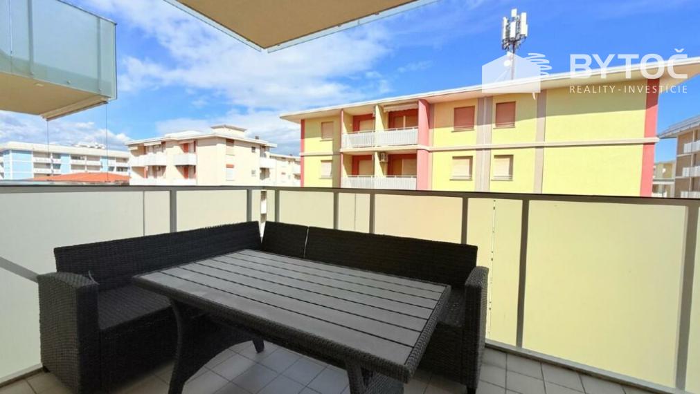 BYTOČ RK - pekný 3-izb. apartmán s 2x terasou a parkovaním iba 100m od pláže v Taliansku - Bibione