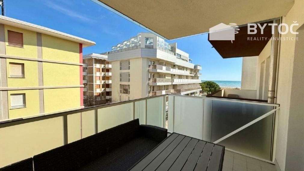 BYTOČ RK - pekný 3-izb. apartmán s 2x terasou a parkovaním iba 100m od pláže v Taliansku - Bibione