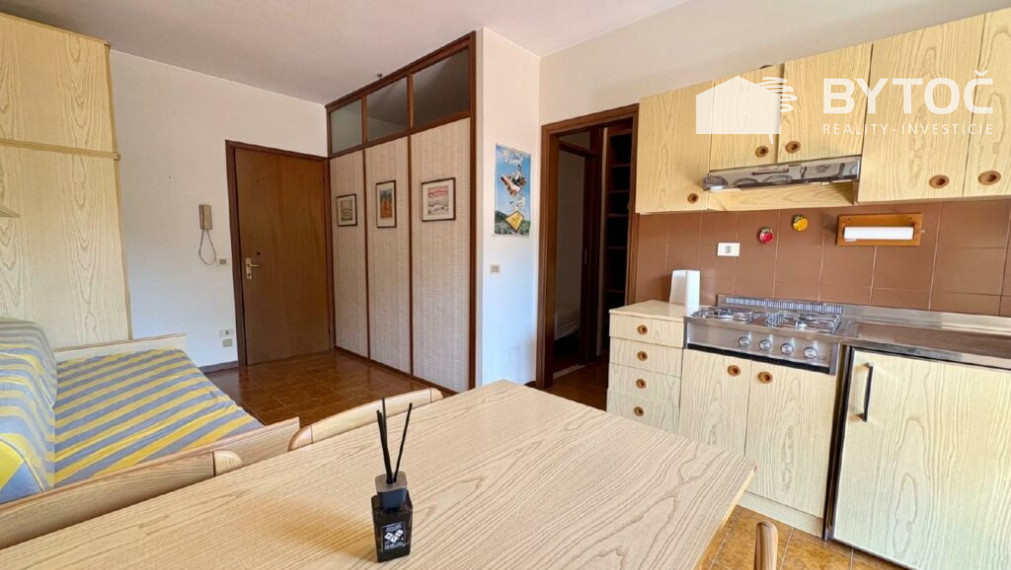 BYTOČ RK - pekný 1-izb. apartmán s veľkou terasou v Taliansku Bibione