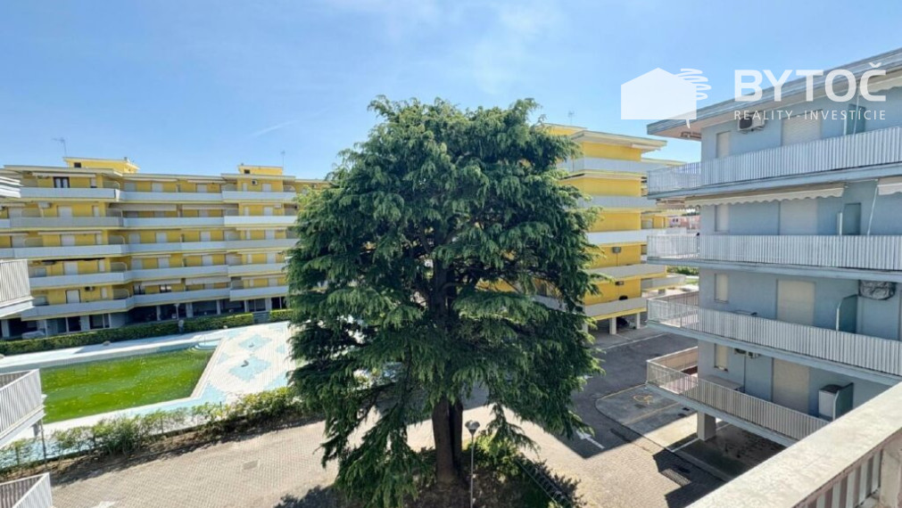 BYTOČ RK - pekný 1-izb. apartmán s veľkou terasou v Taliansku Bibione