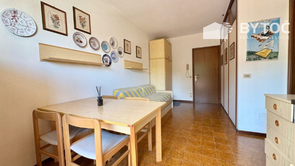 BYTOČ RK - pekný 1-izb. apartmán s veľkou terasou v Taliansku Bibione