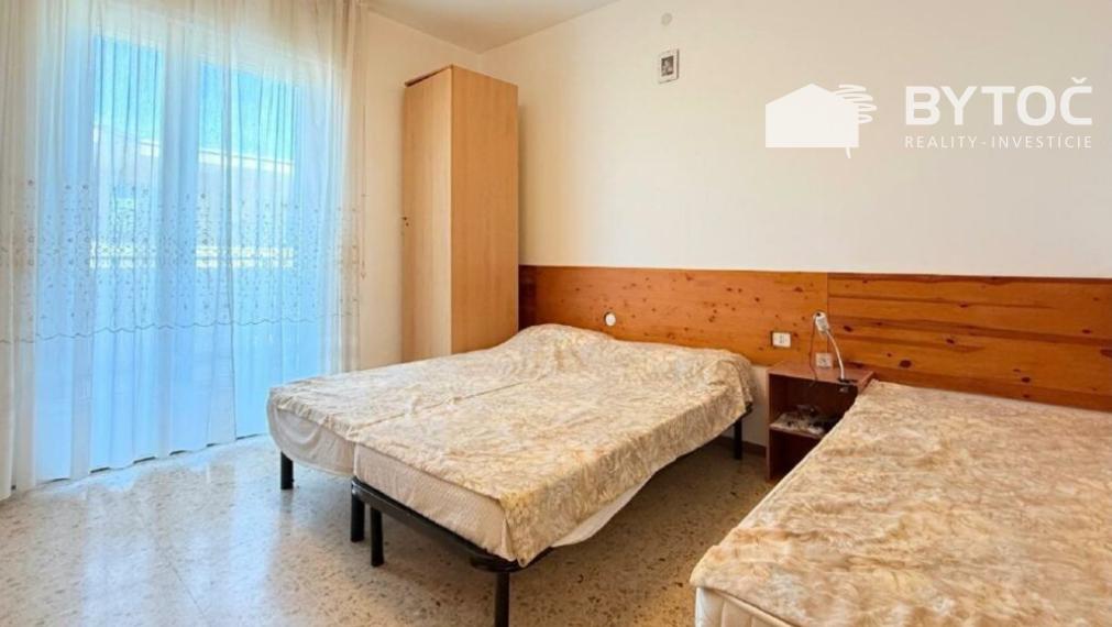 BYTOČ RK - 1-izb. apartmán s loggiou 200 metrov od pláže v Taliansku - Bibione