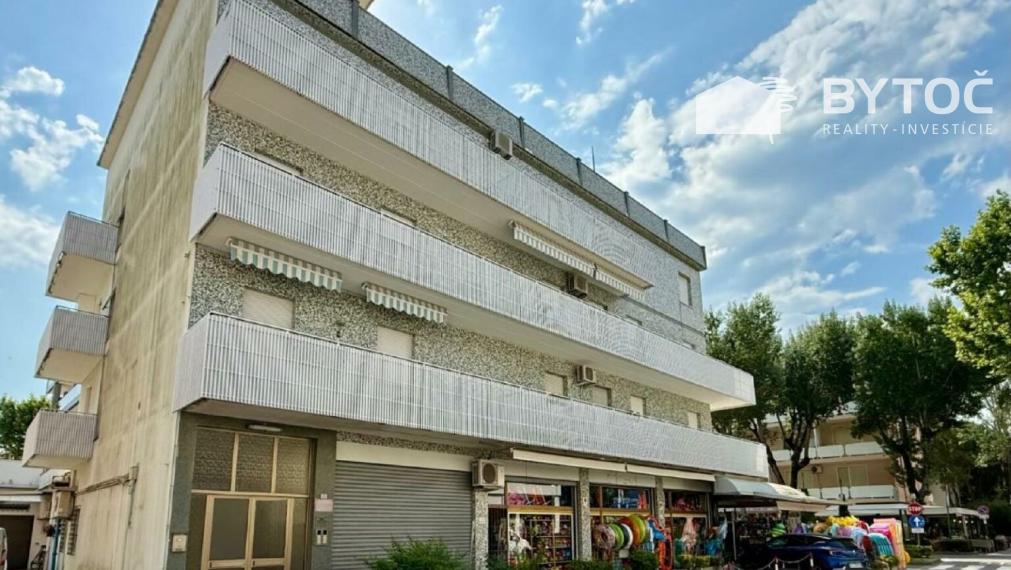 BYTOČ RK - 1-izb. apartmán s loggiou 200 metrov od pláže v Taliansku - Bibione