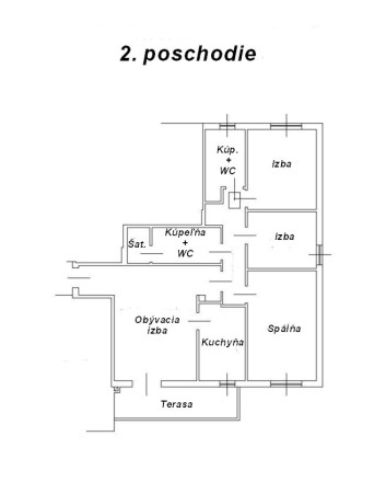 BYTOČ RK - 5-izb. mezonet 123m2 s terasou, garážou a parkovaním v Taliansku neďaleko pobrežia  - Terzo d'Aquileia - fotografia 14